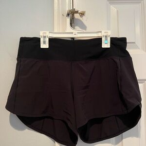 Lululemon Athletica Black Athletic Shorts Lightweight Performance